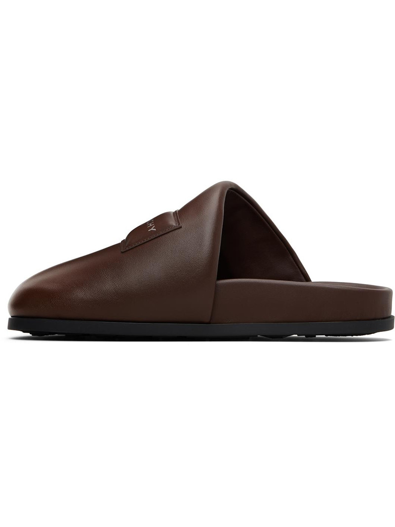 Givenchy Brown Puffy Mule Slip-on Loafers outlook