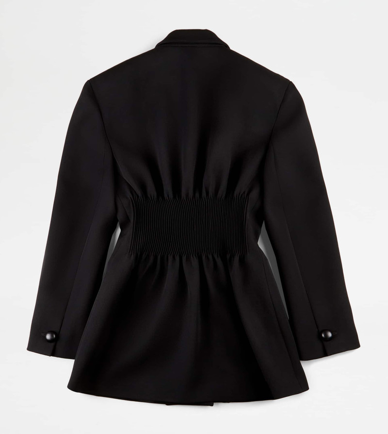Tod's BLAZER IN WOOL - BLACK outlook
