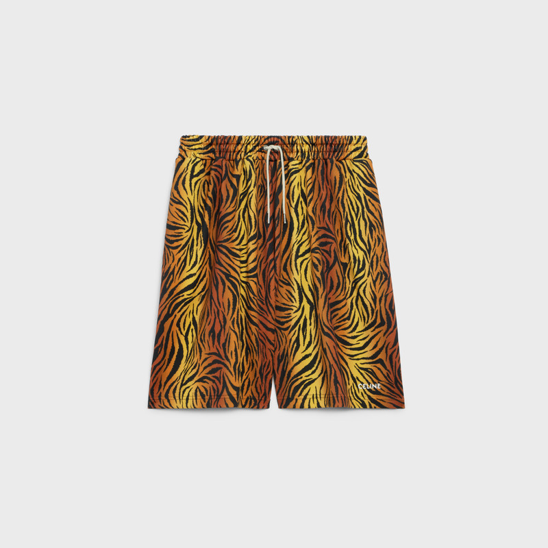 REVERSIBLE OVERSIZED CELINE SHORTS IN JERSEY 1