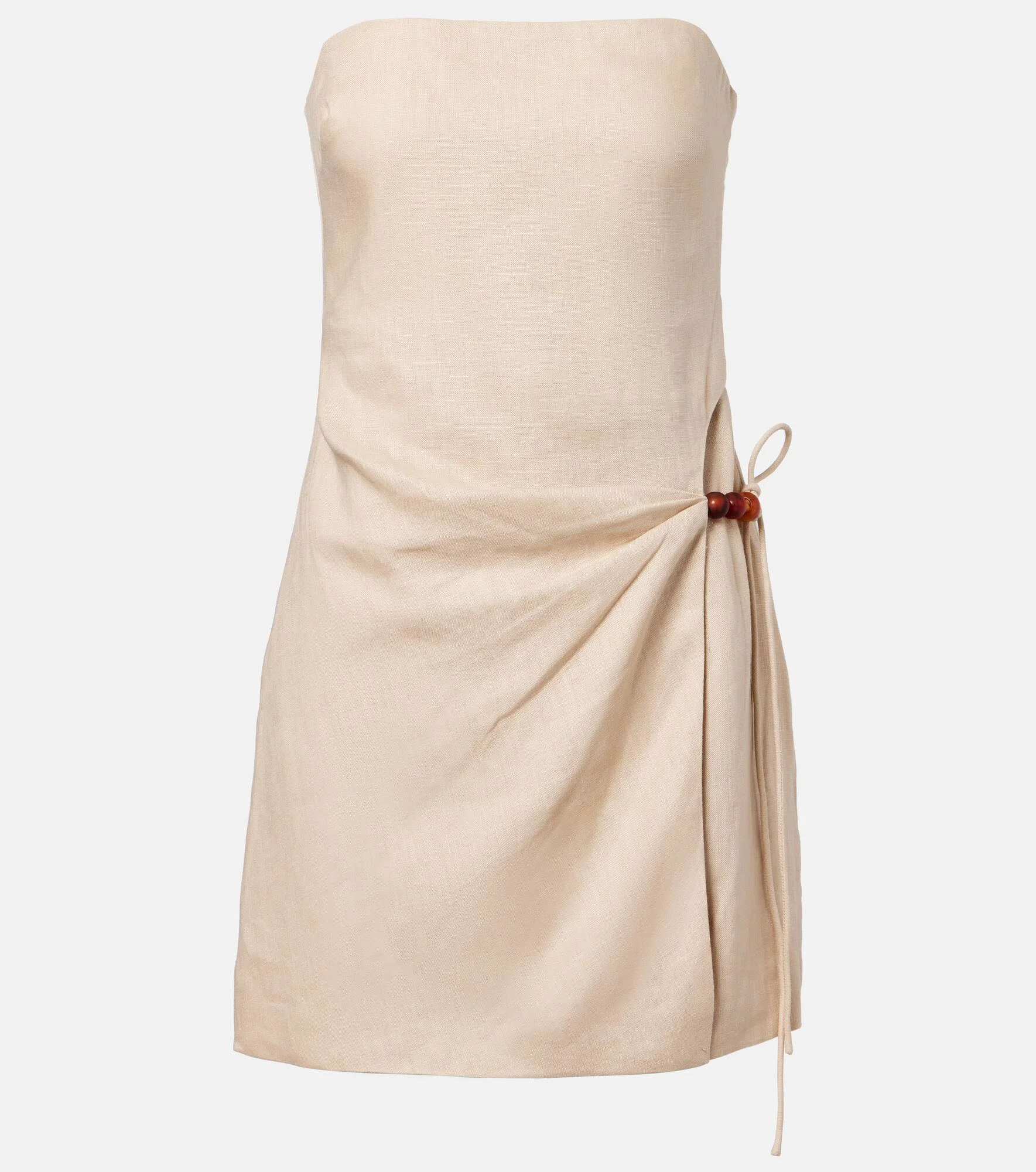 Moretti linen minidress - 1