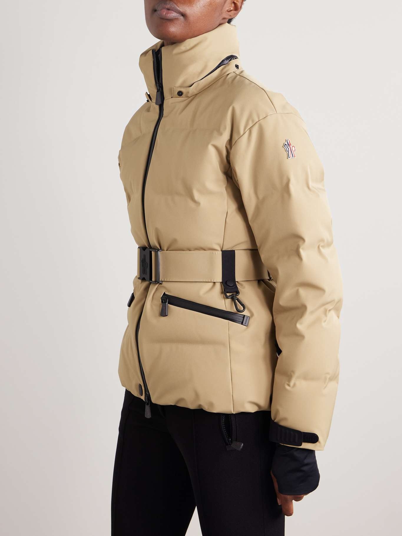 Tolima belted hooded quilted down ski jacket - 3