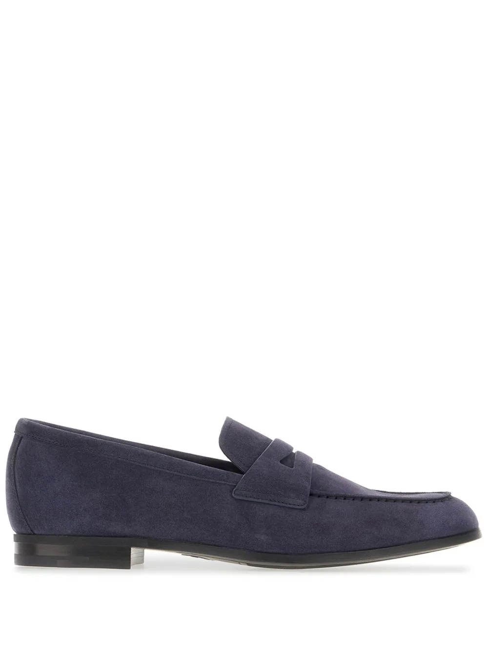 suede penny loafers - 1