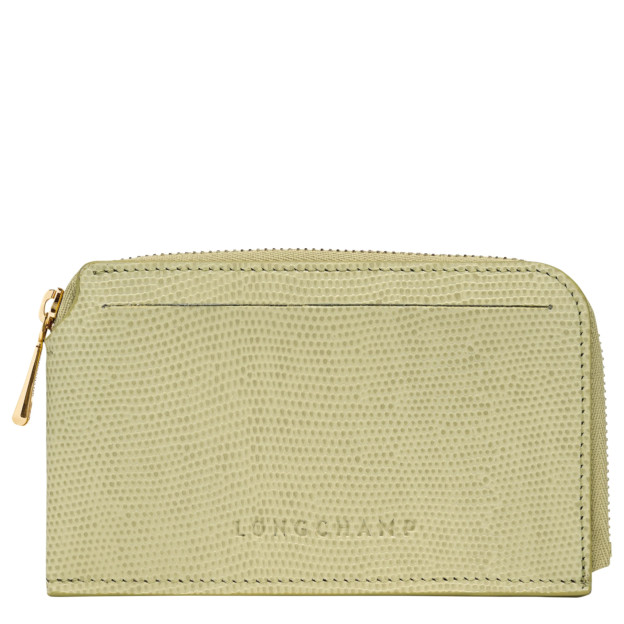 Longchamp Pocket Card holder Pistachio - Leather - 1