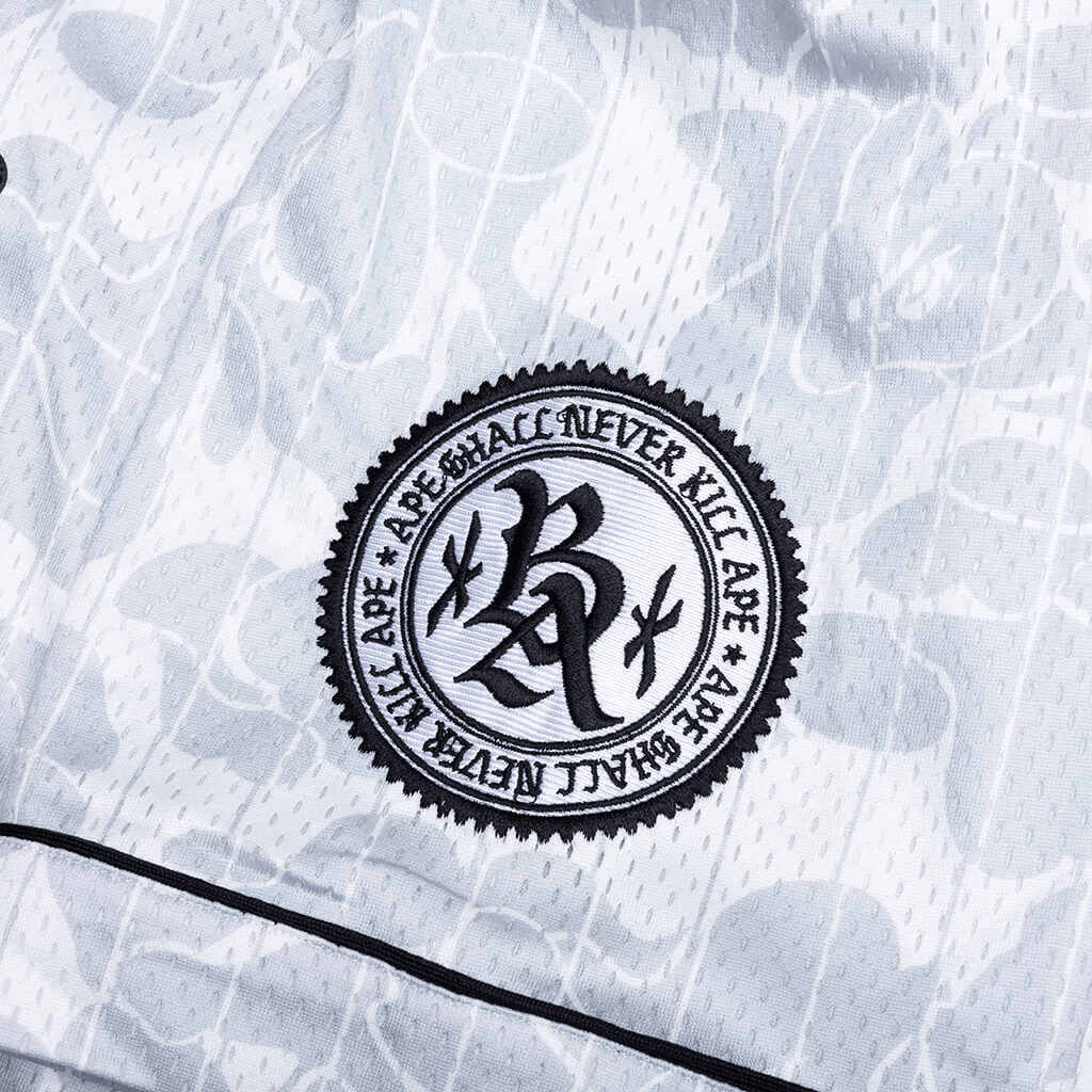 CAMO STRIPE BASEBALL SHIRT - GRAY - 3