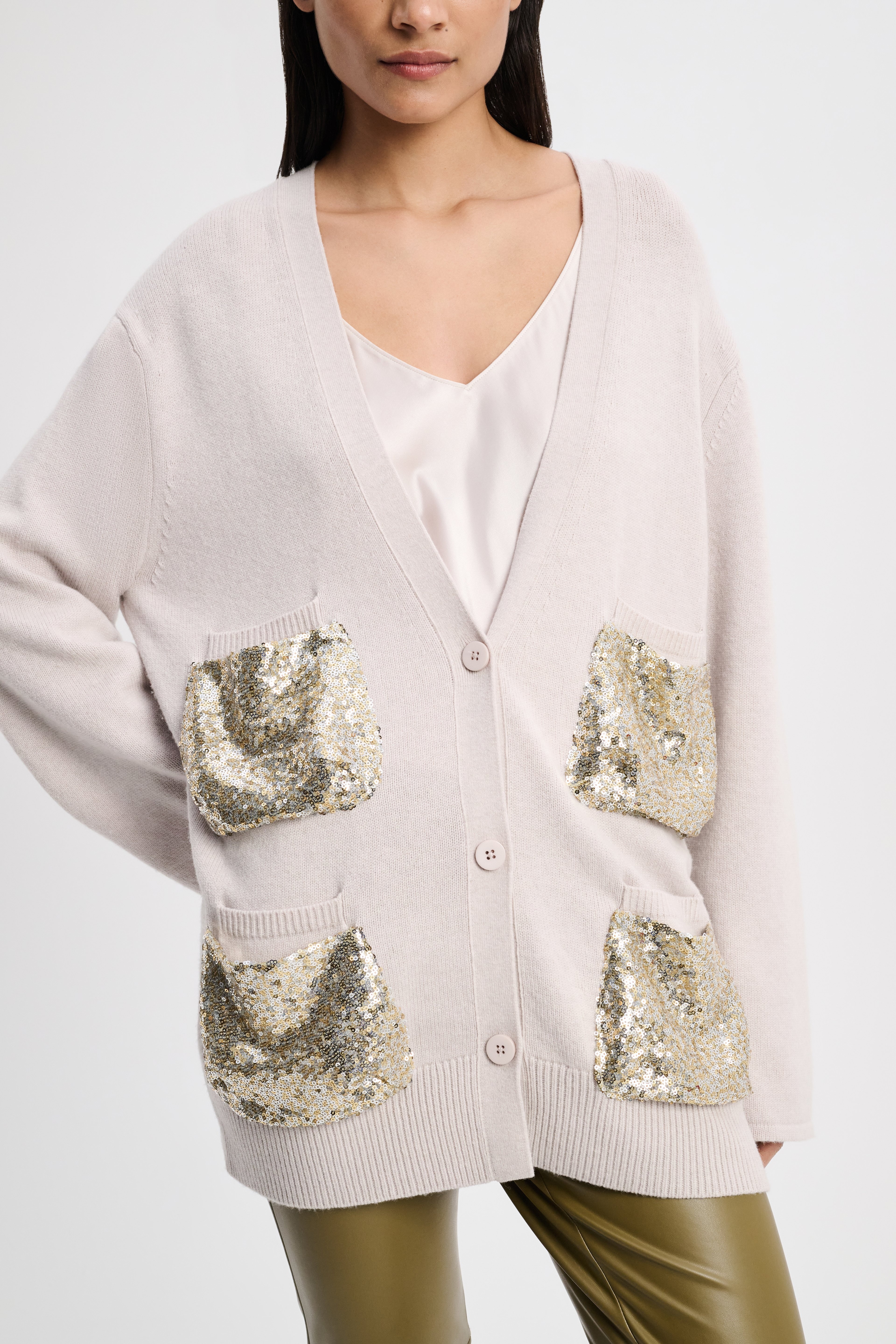 PATCHED COZINESS cardigan - 4