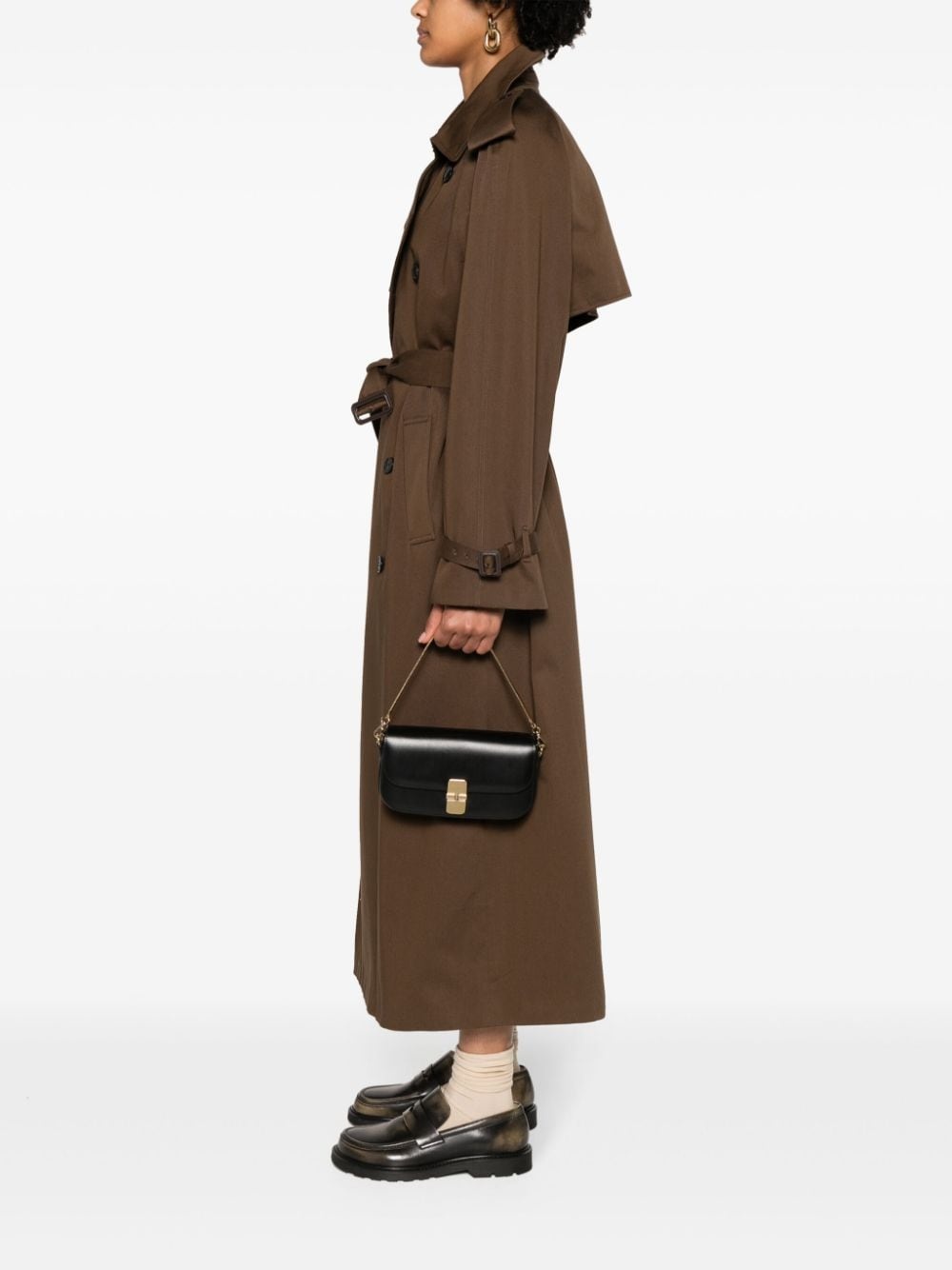 Grace Chaine leather clutch bag - 2