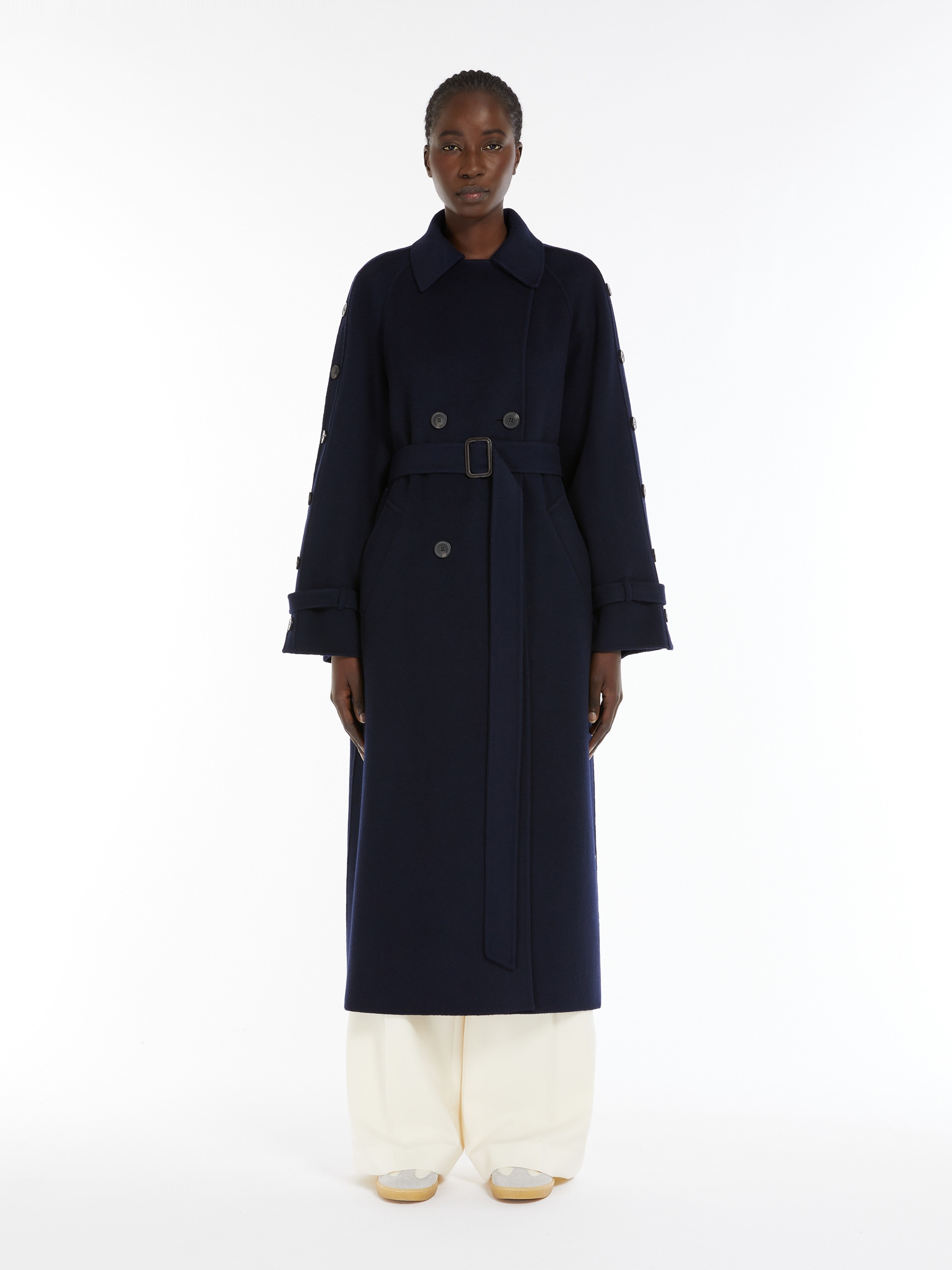 NATALE Wool trench coat - 3