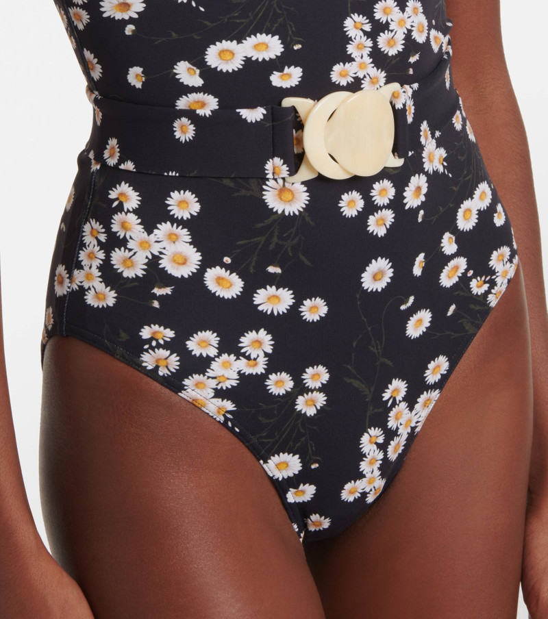 Courtois floral bandeau swimsuit 5