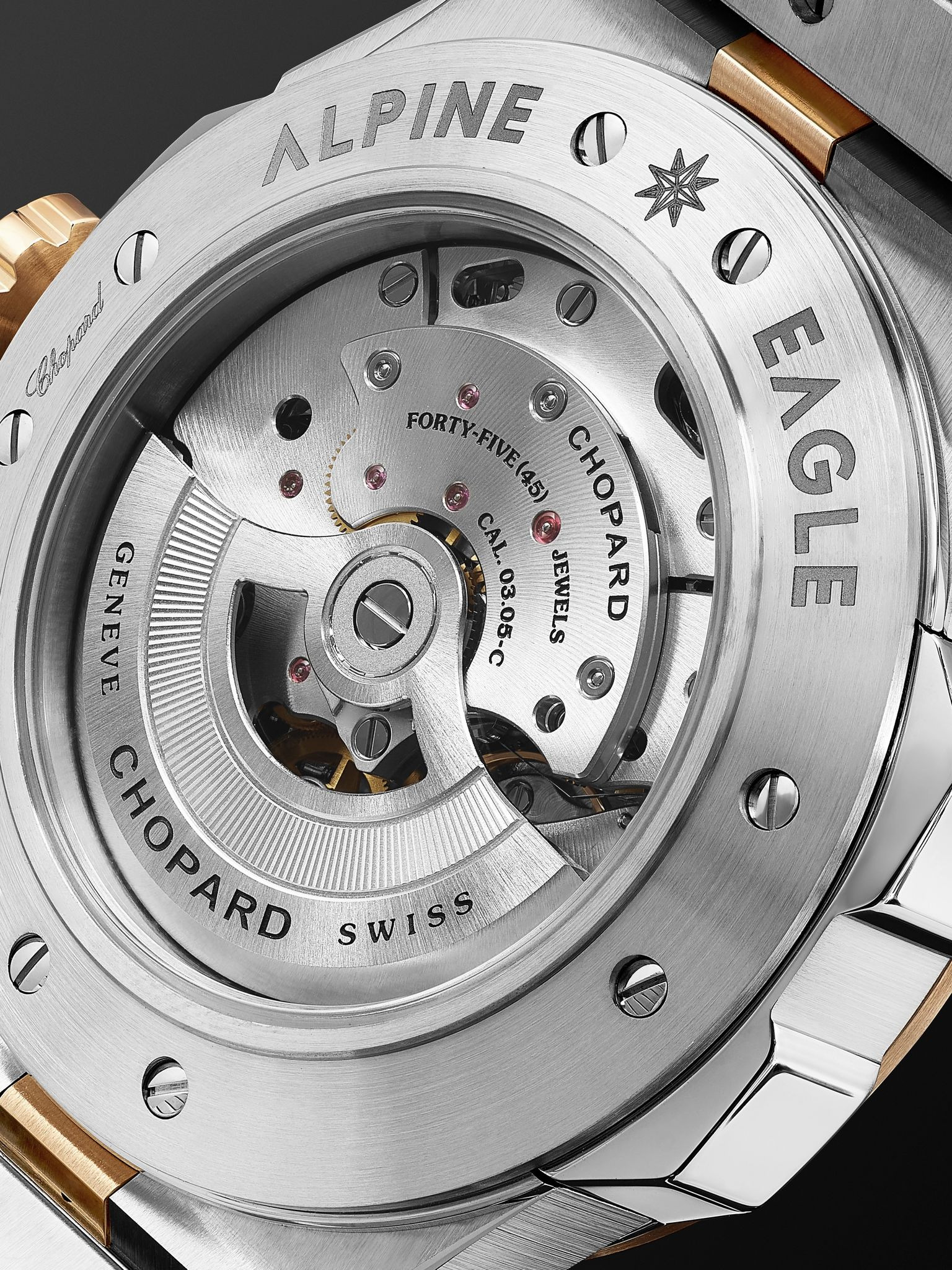 Alpine Eagle XL Chrono Automatic 44mm Lucent Steel and 18-Karat Rose Gold Watch, Ref. No. 298609-600 - 3