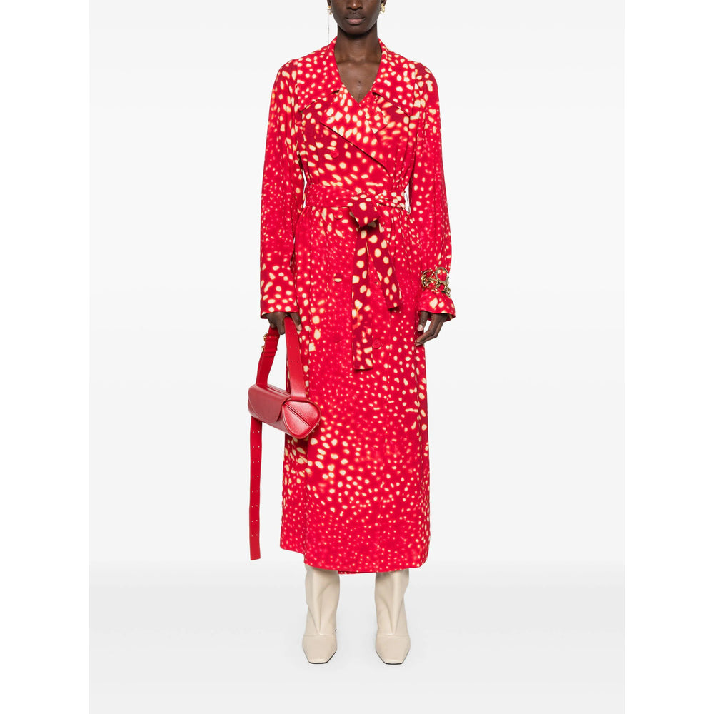 Dries Van Noten Red Coats - Double Breasted & Peacoats Women - 4