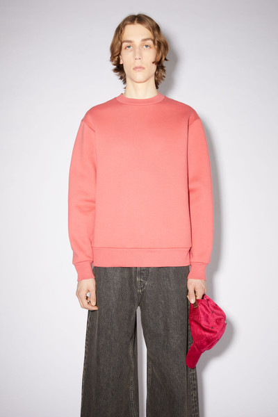 Acne Studios Brushed sweatshirt - Rose pink outlook