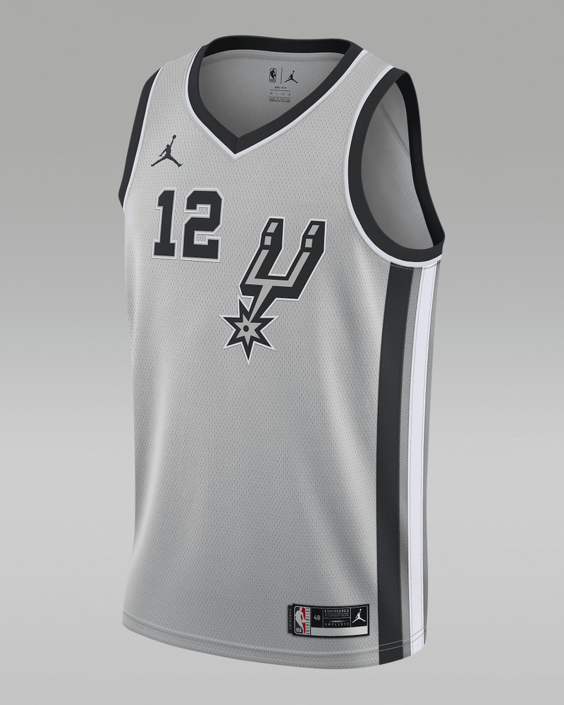 Men's LaMarcus Aldridge Spurs Statement Edition 2020 Jordan NBA Swingman Jersey - 1