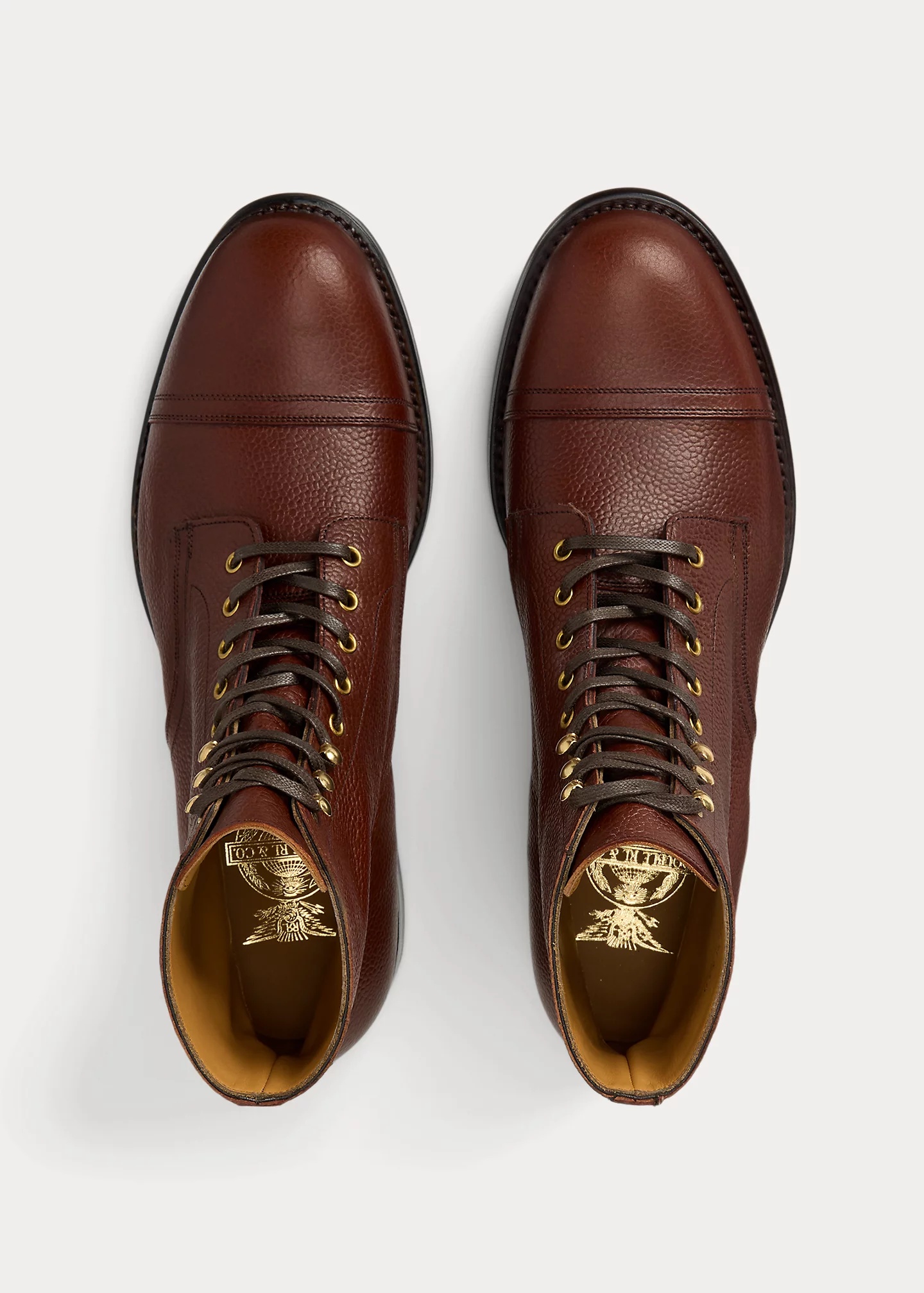 Hand-Burnished Pebbled Leather Boot - 3