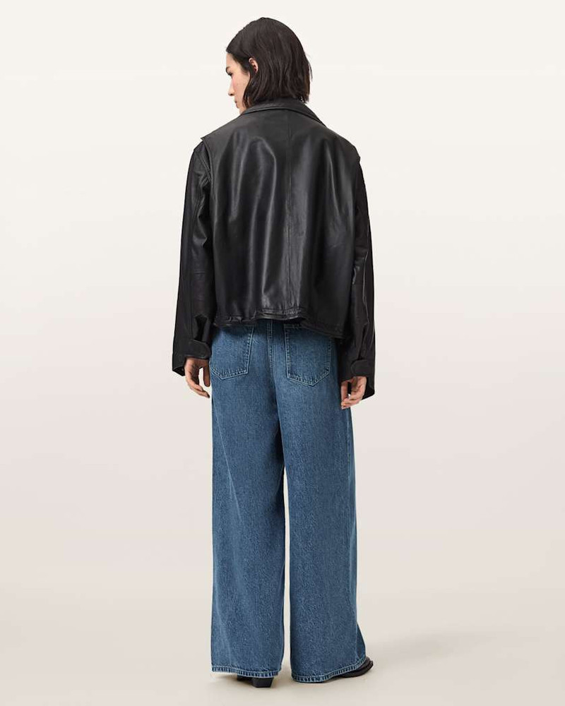 HAZE WIDE LEG PLEATED JEANS 8