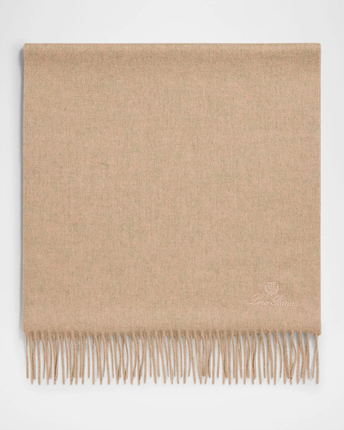 Cashmere Sciarpa Grande Fringe-Trim Scarf - 1