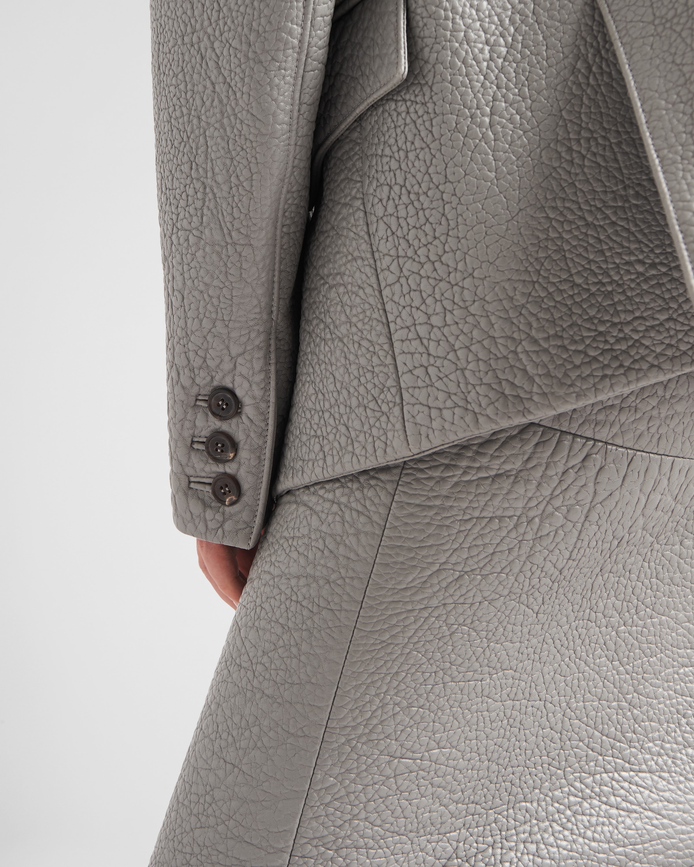 Nappa leather skirt - 4