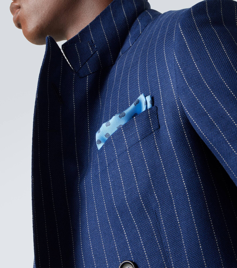 TOM FORD Printed silk twill pocket square outlook