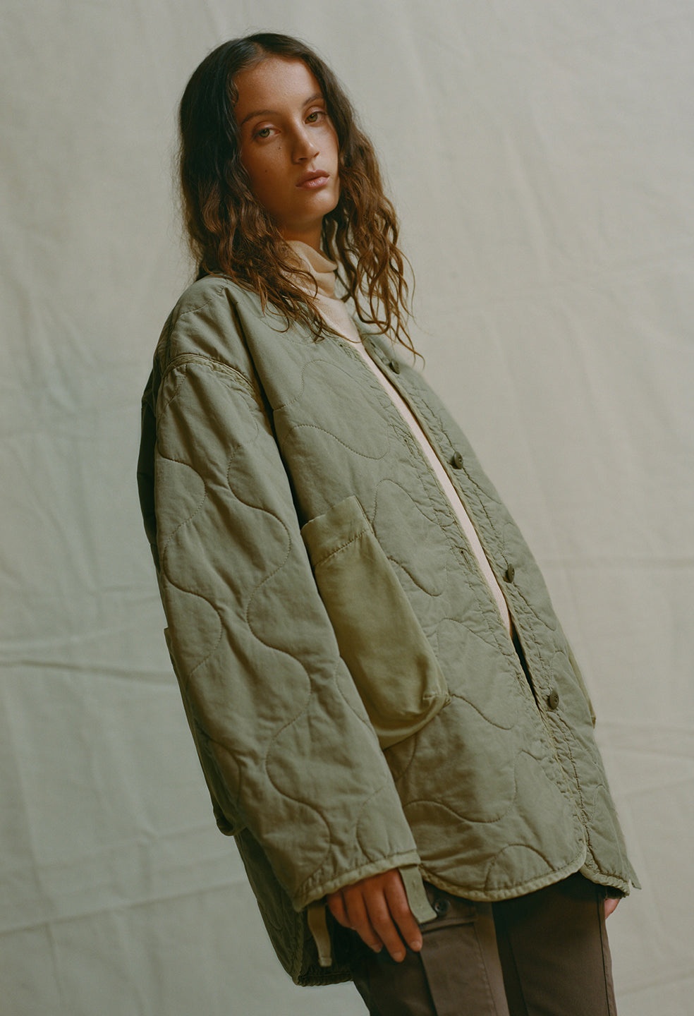 PANELED QUILTED JACKET - 5