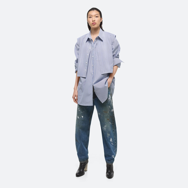 SLEEVELESS TUXEDO SHIRT 6