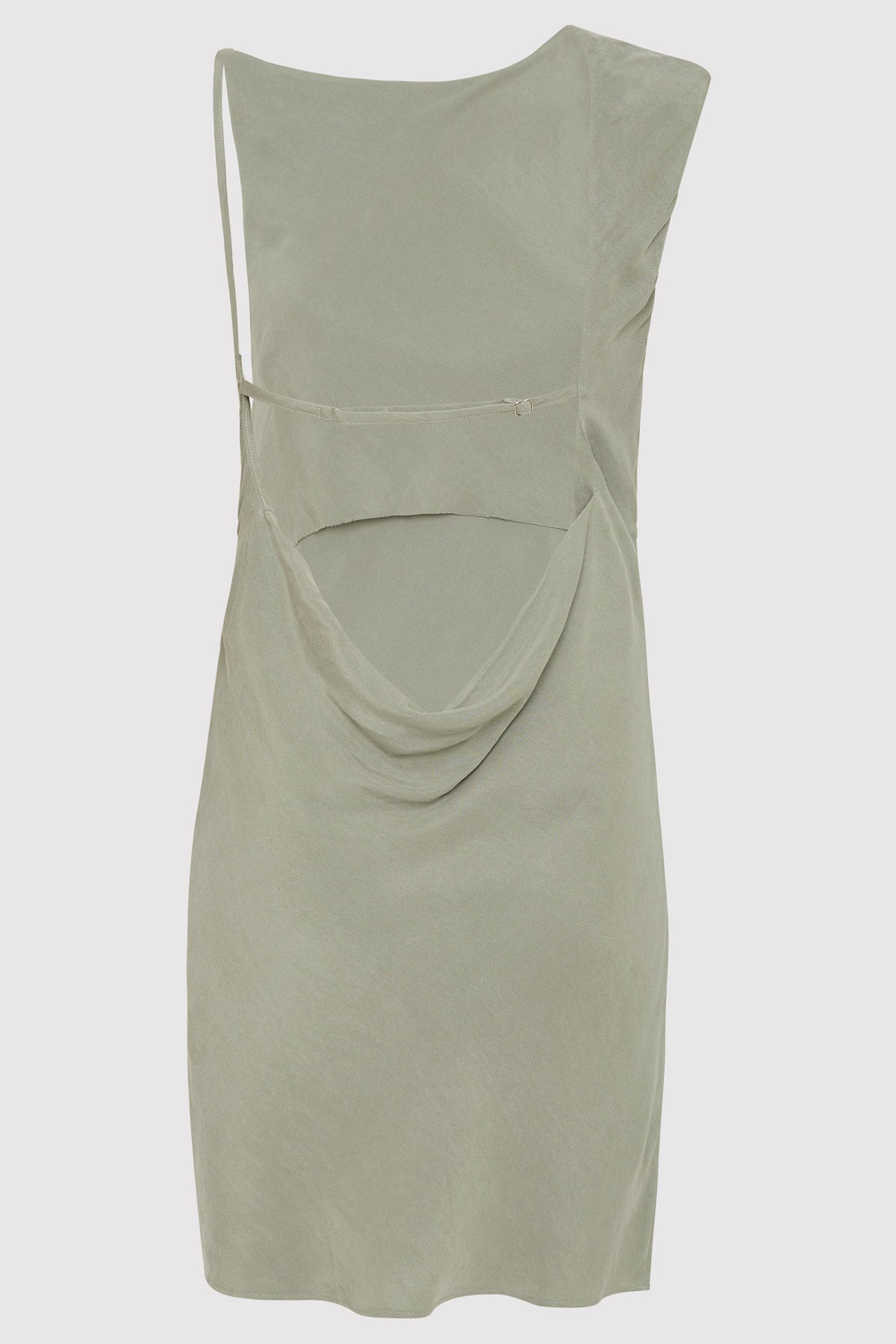 Sophia Drape Mini Dress - Shadow - 8