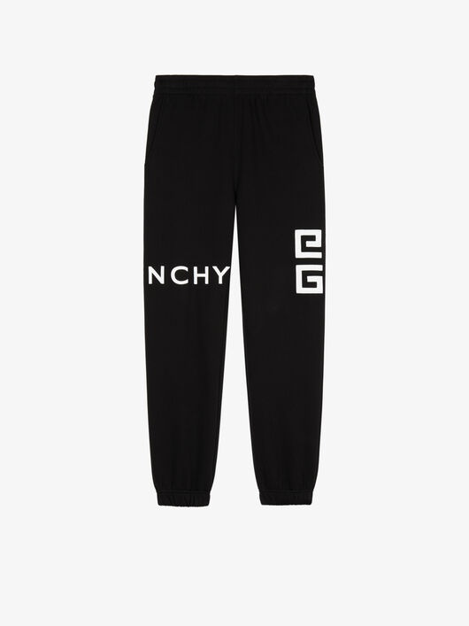 GIVENCHY 4G EMBROIDERED SLIM FIT JOGGER PANTS - 4