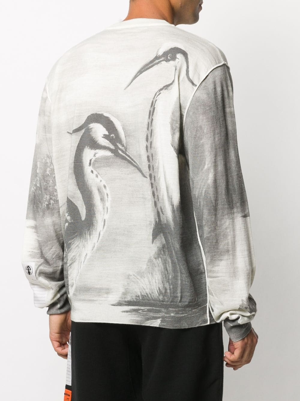 Heron print jumper - 4