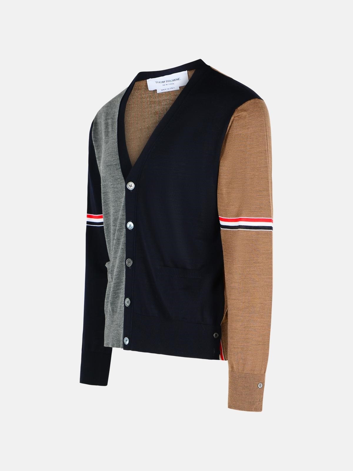 FUN' MULTICOLOR VIRGIN WOOL CARDIGAN - 2
