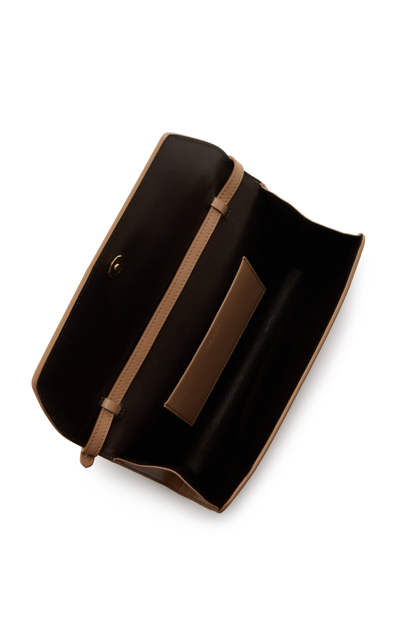 Leather Evening Clutch neutral - 5
