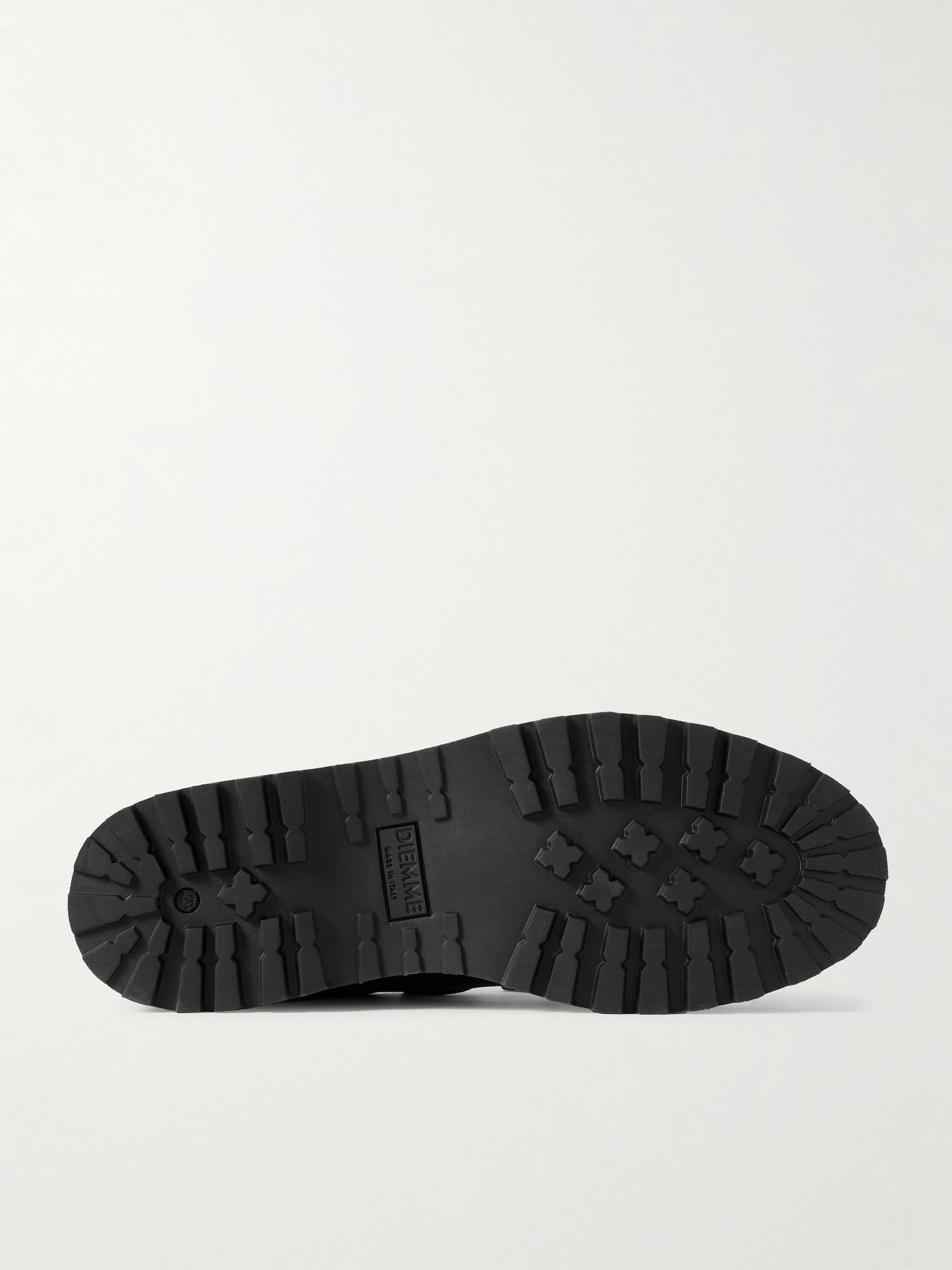 Cornaro Rubber and Suede-Trimmed Full-Grain Leather Sneakers Black - 3
