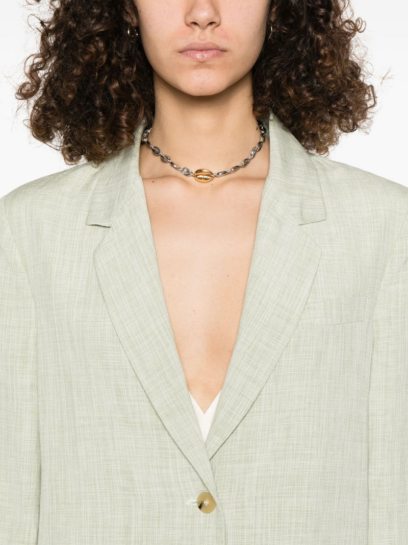 slub-texture blazer 5
