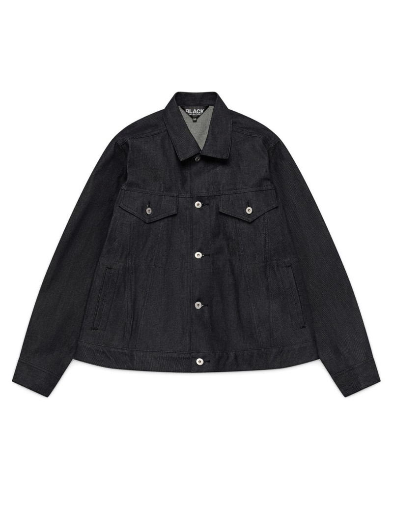 BLACK COMME des GARÇONS denim jacket outlook