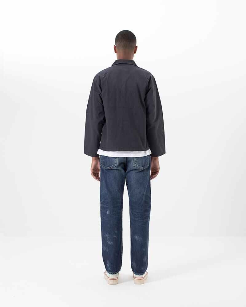 CARDWELL SHIRT L/S DMGD NAVY - 3