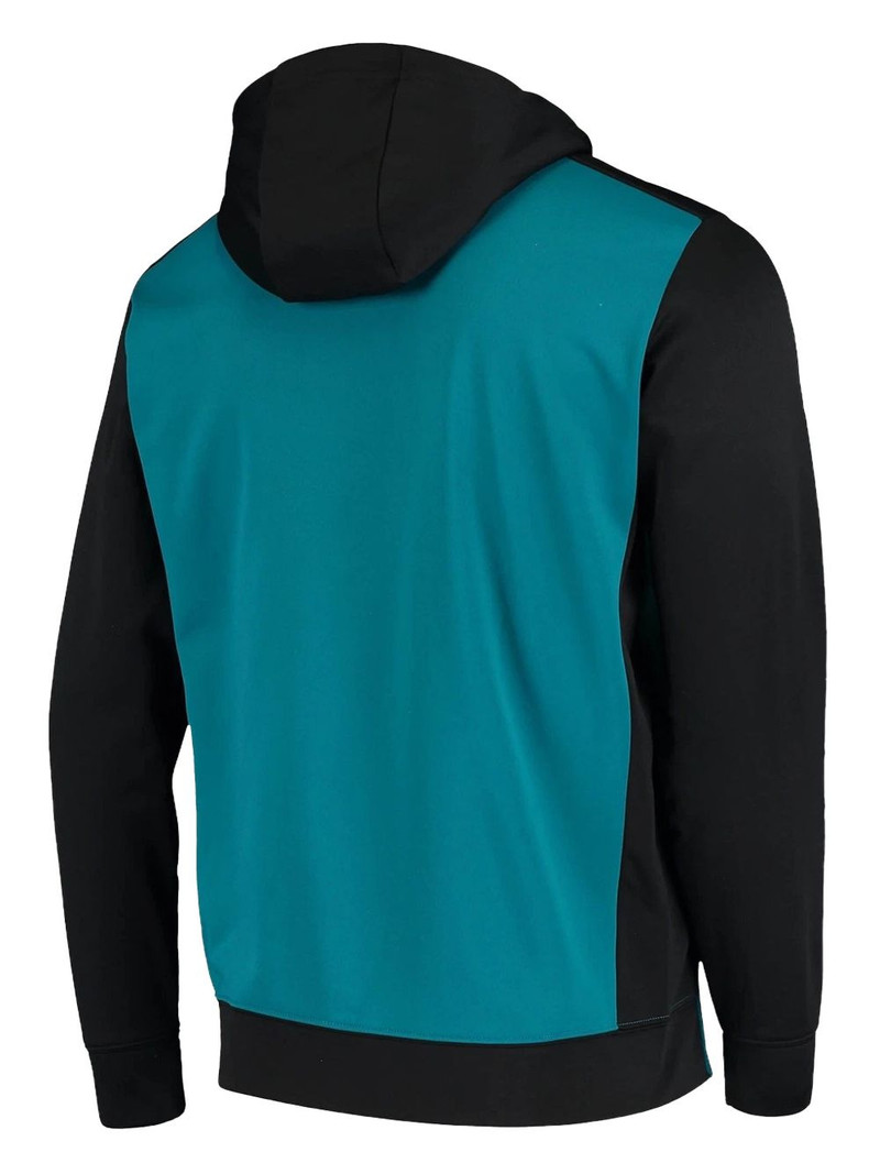 adidas San Jose Sharks zip-fastening hoodie outlook