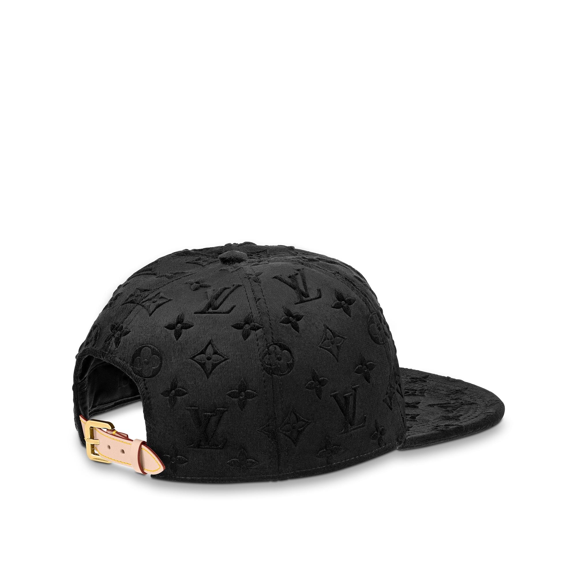 Monogram Velvet Cap - 3
