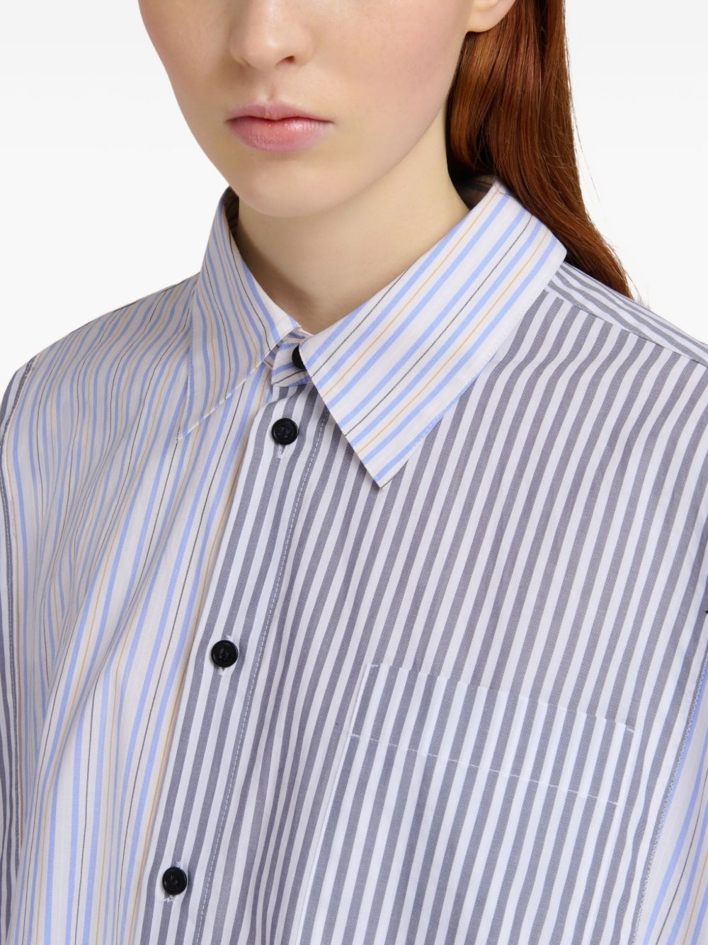 striped cotton shirt - 5