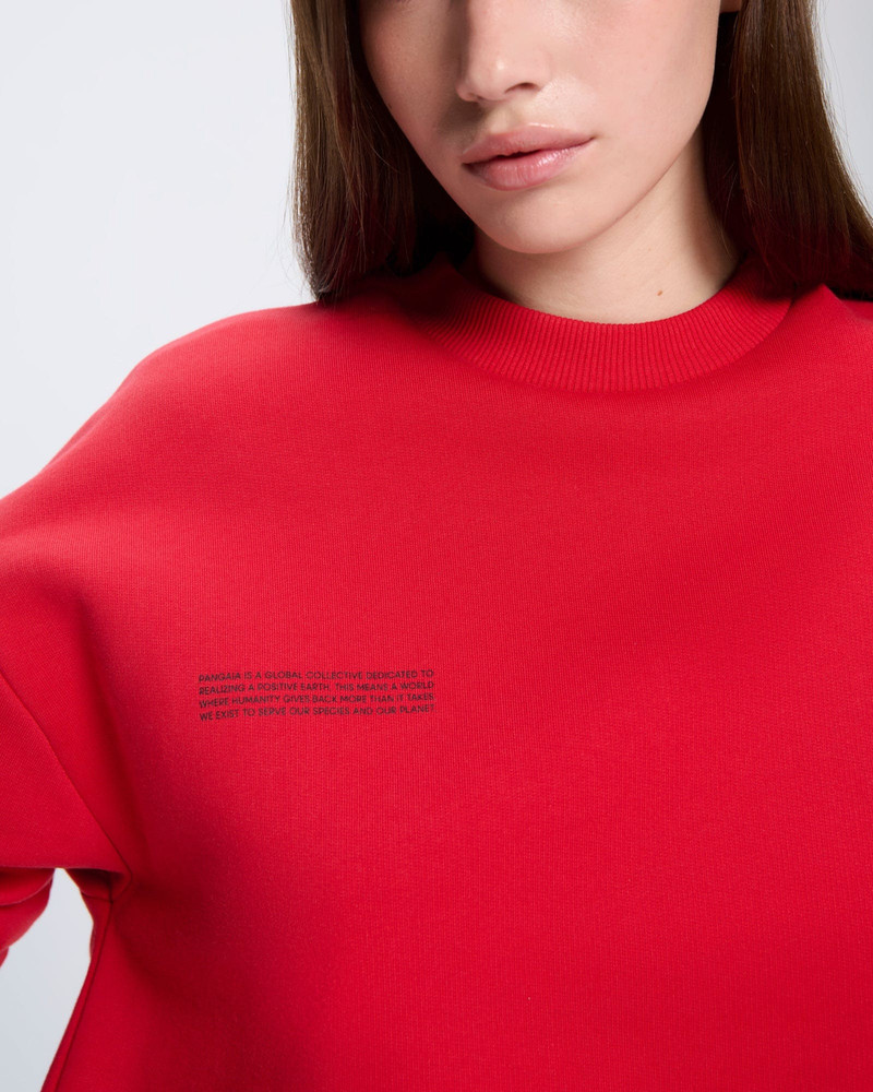 Womens 365 Heavyweight Sweatshirt - Goji Red 4