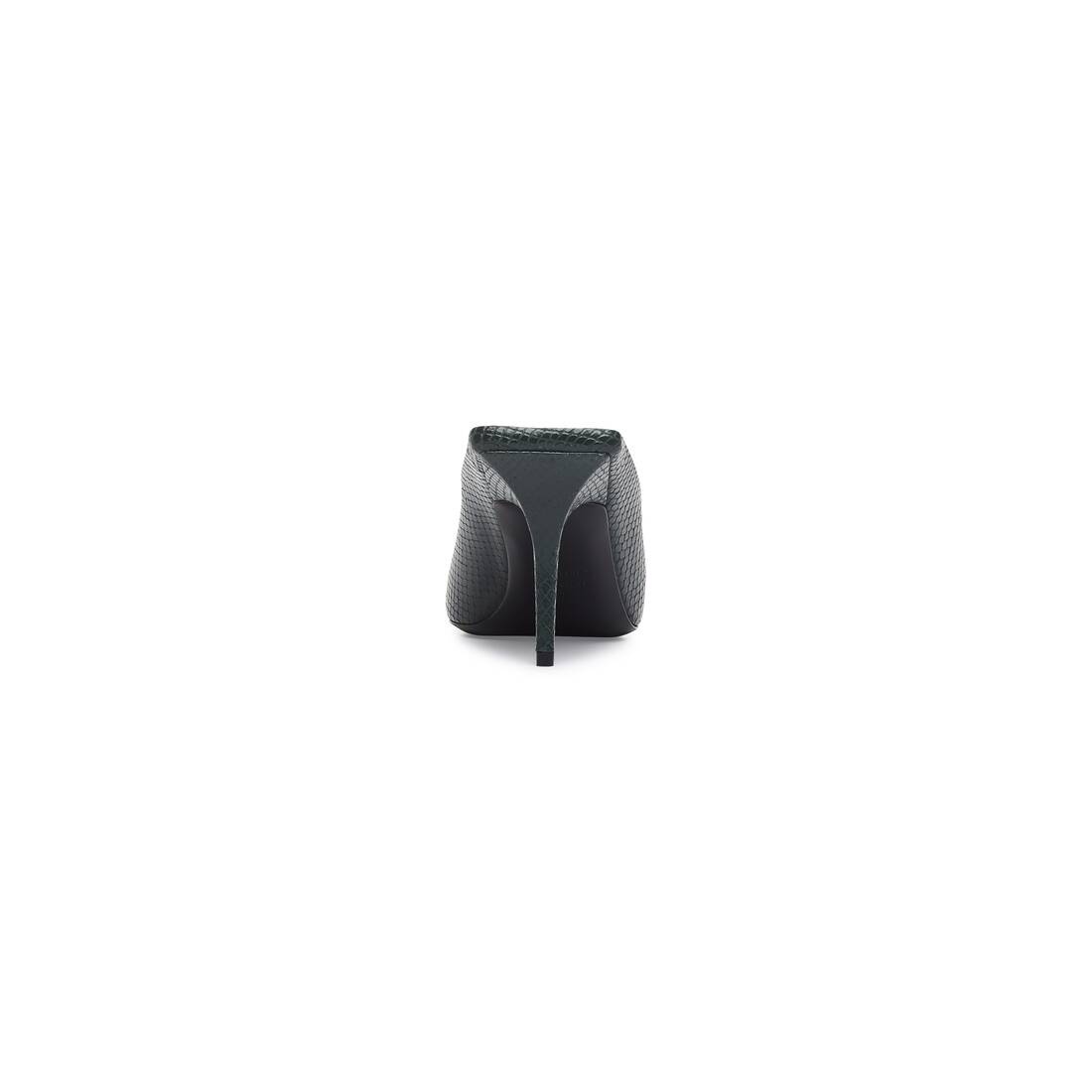 Women's Square Knife Bb 80mm Mule  in Green - 4