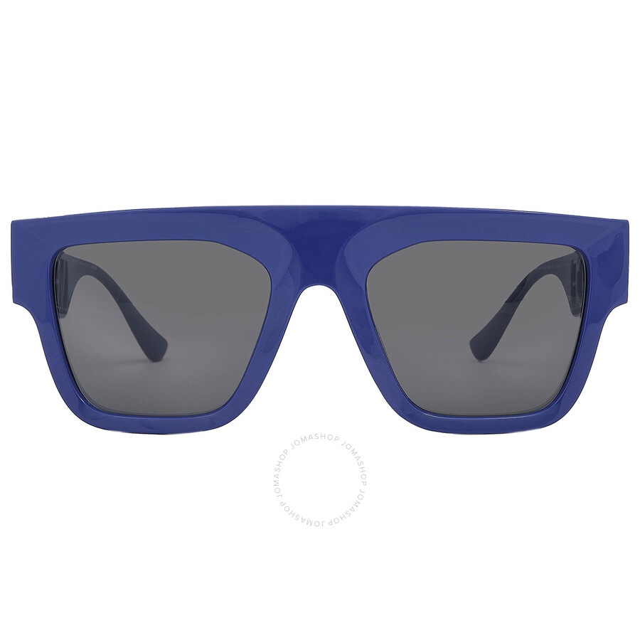 Versace Dark Grey Browline Men's Sunglasses VE4430U 529487 53 - 1