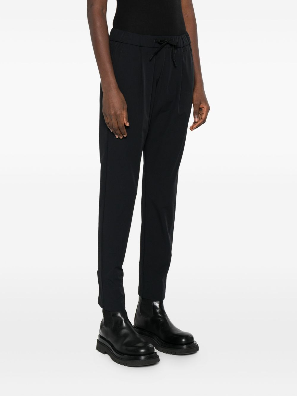 pleated drawstring trousers - 3