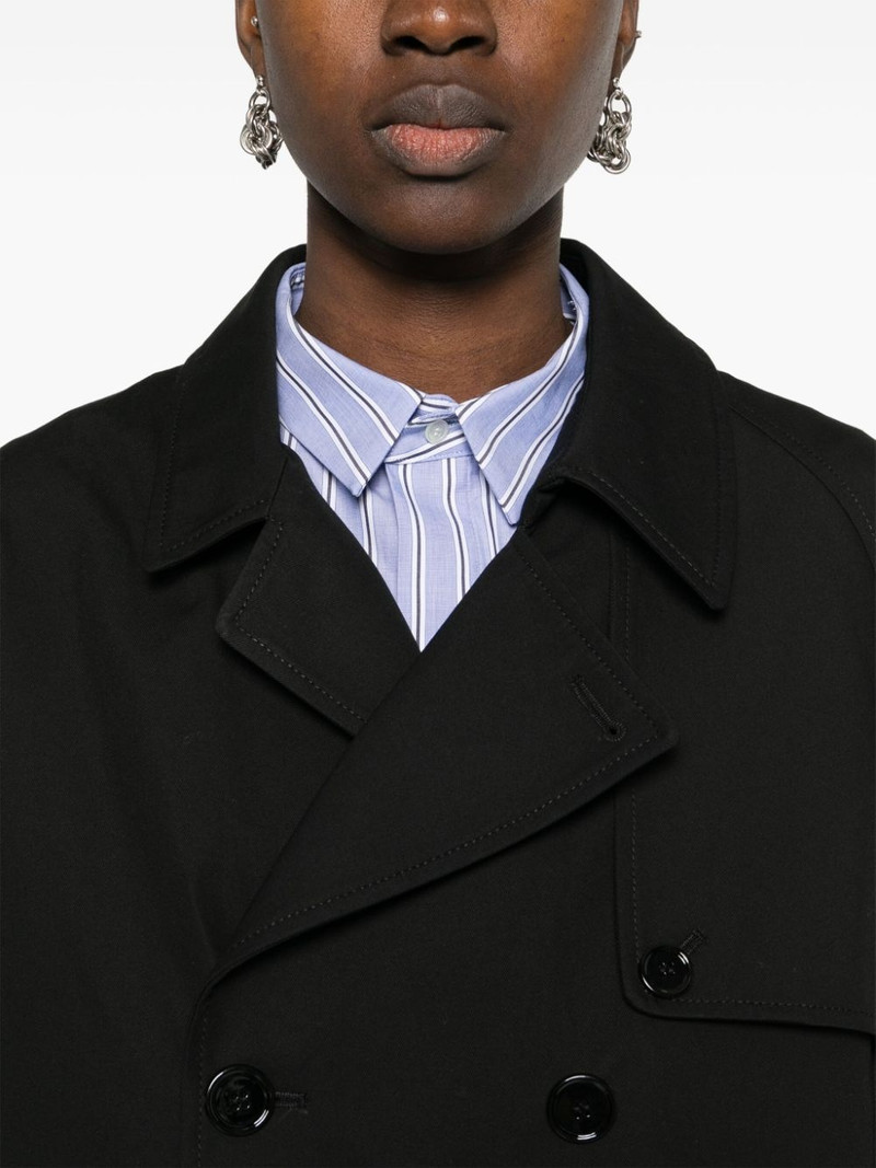 double-breasted cotton cropped jacket 5