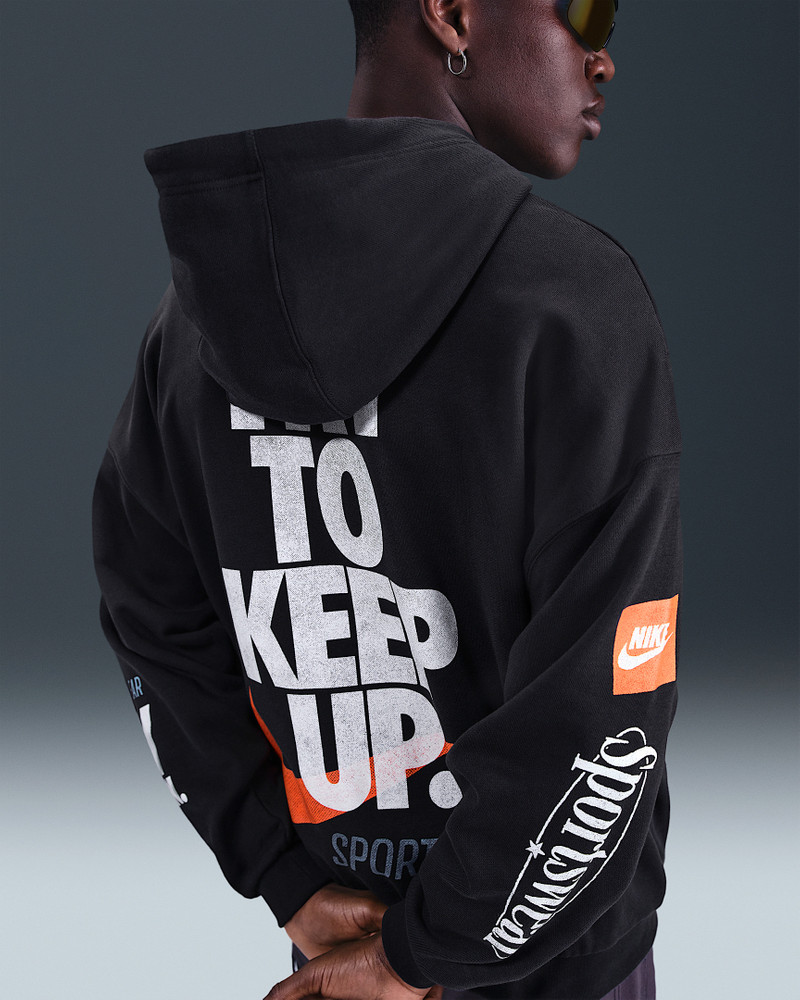 Nike Nike Club Men's Oversized French Terry Pullover Hoodie outlook