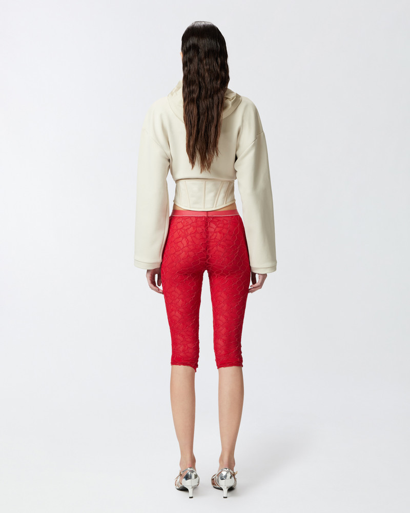 KNEE-HIGH LEGGINGS IN STRETCH LACE 4