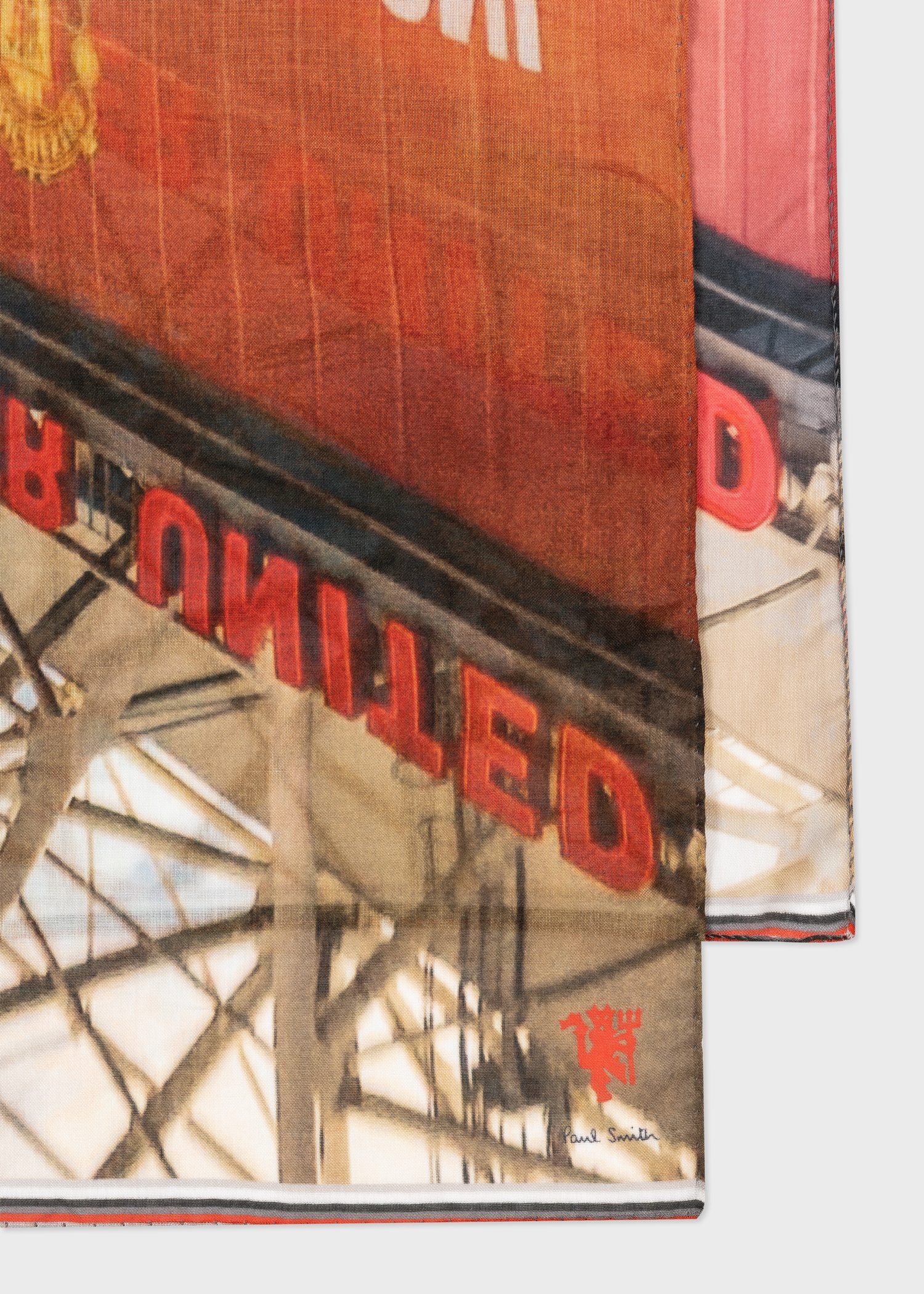 Paul Smith & Manchester United - 'Stadium' Print Scarf - 5