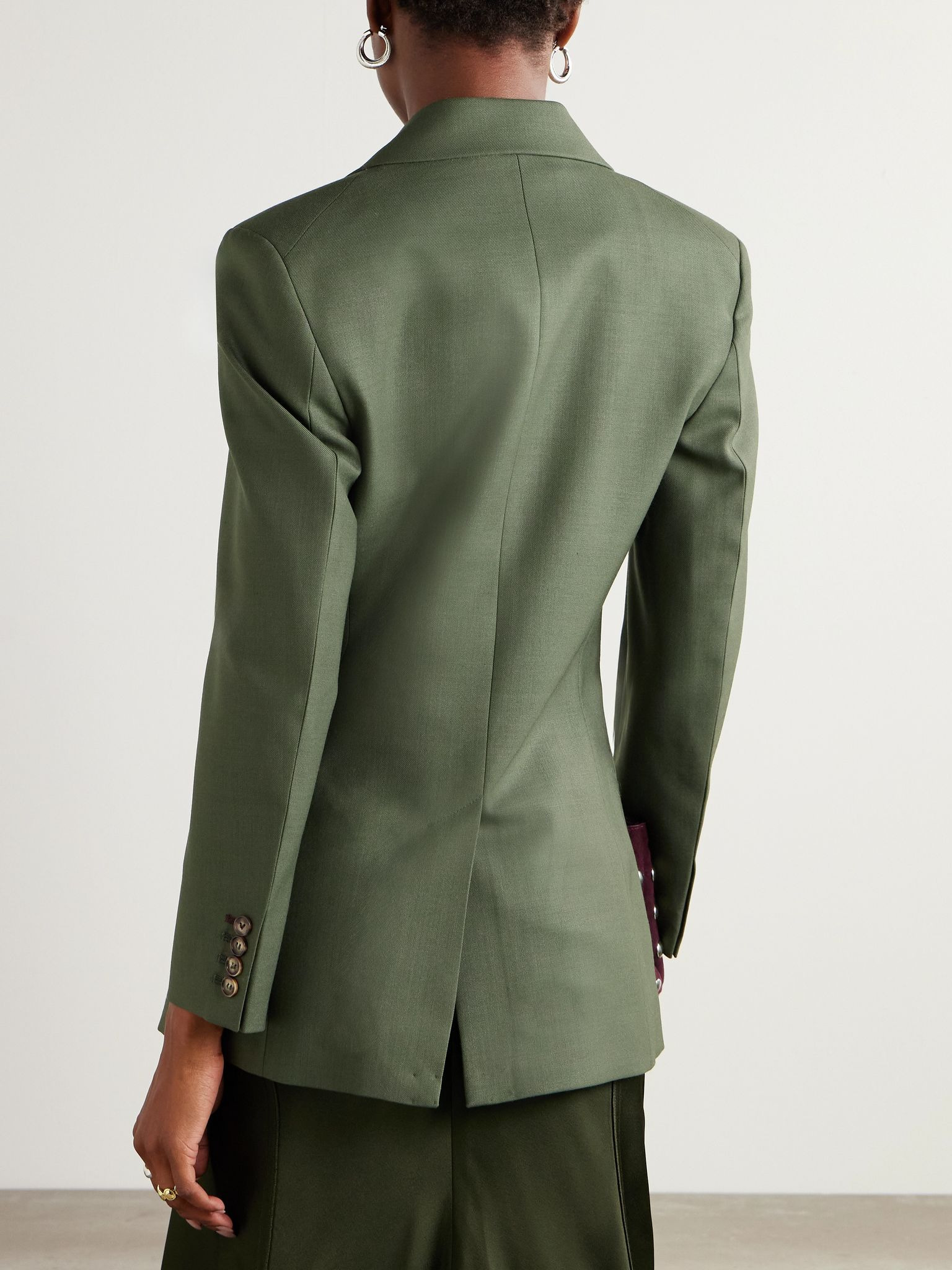 Twill blazer Green - 3