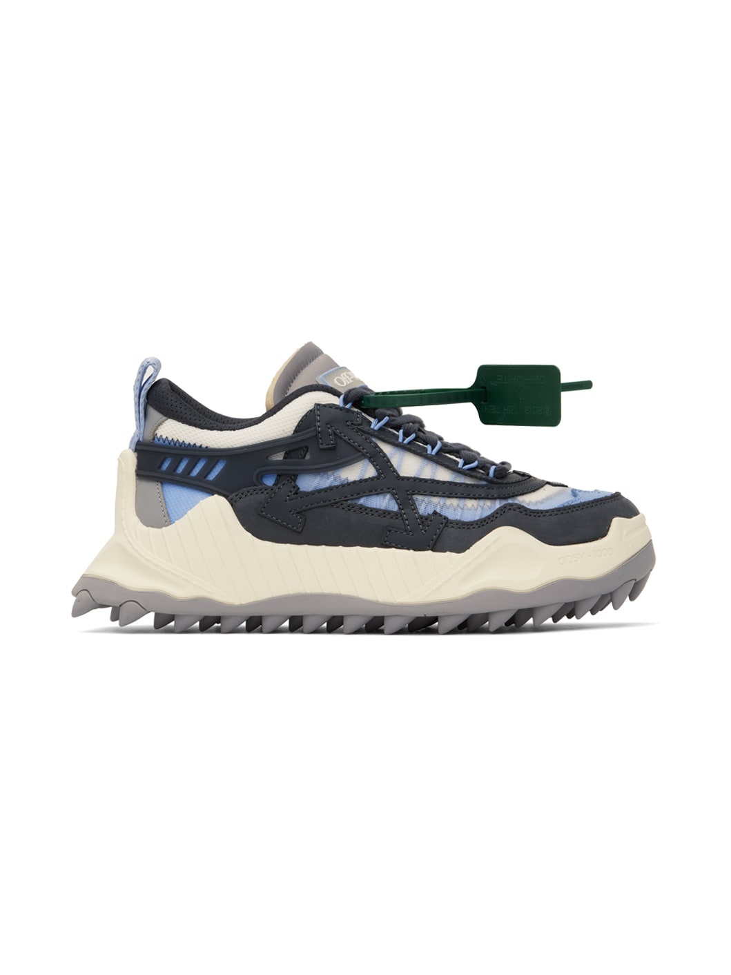 Blue & Gray Odsy 1000 Sneakers - 1