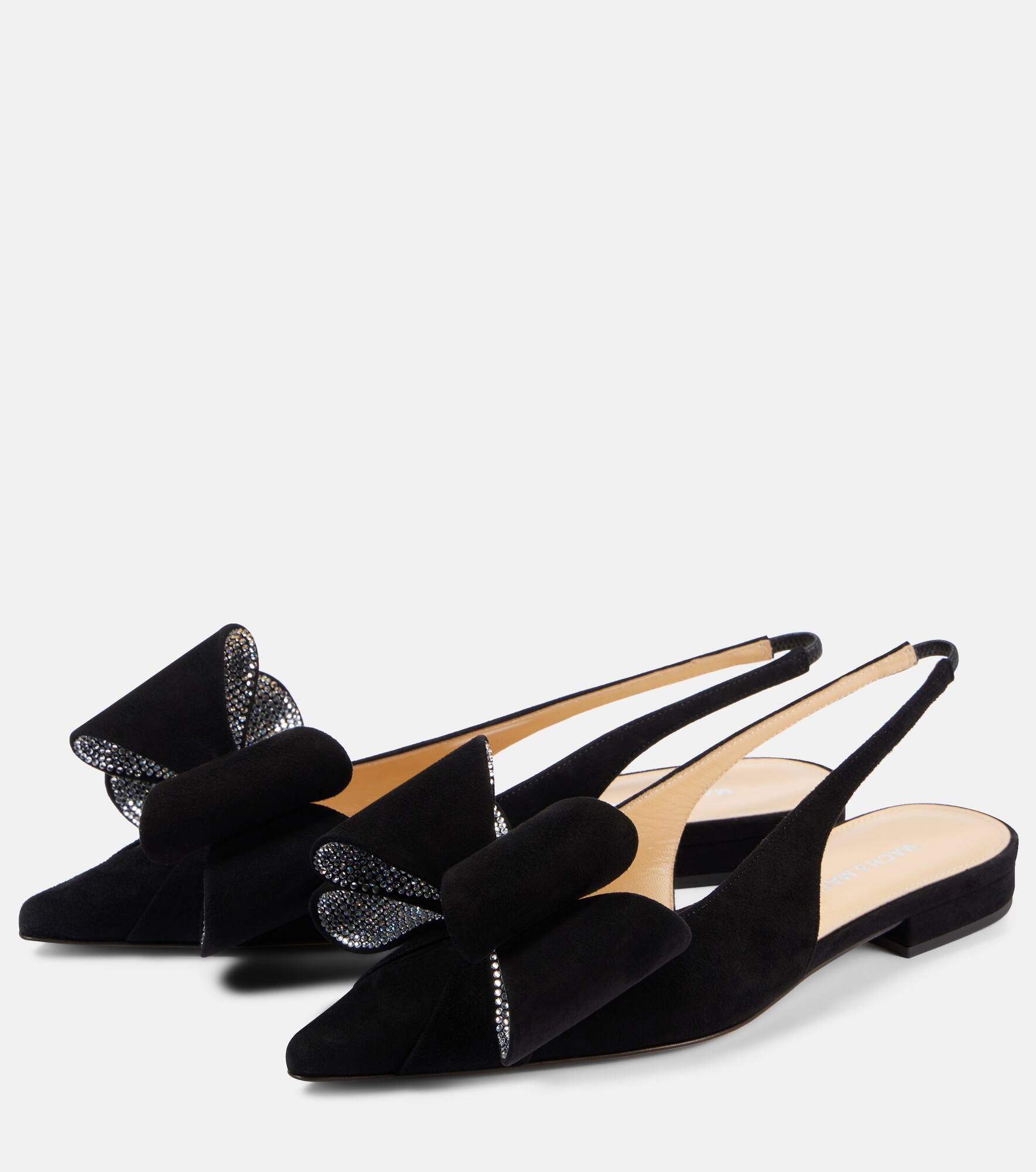 Le Cadeau suede ballet flats - 4