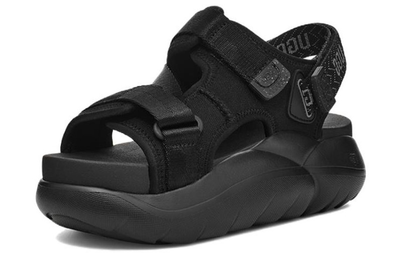 UGG (WMNS) UGG LA Alto Cross Strap 'Black' 1152688-BLK outlook