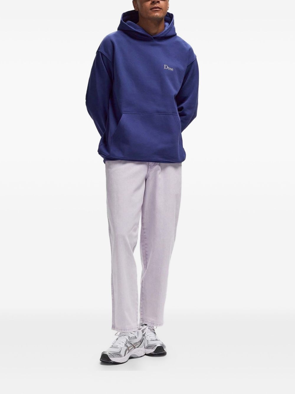 logo-embroidered jeans - 2