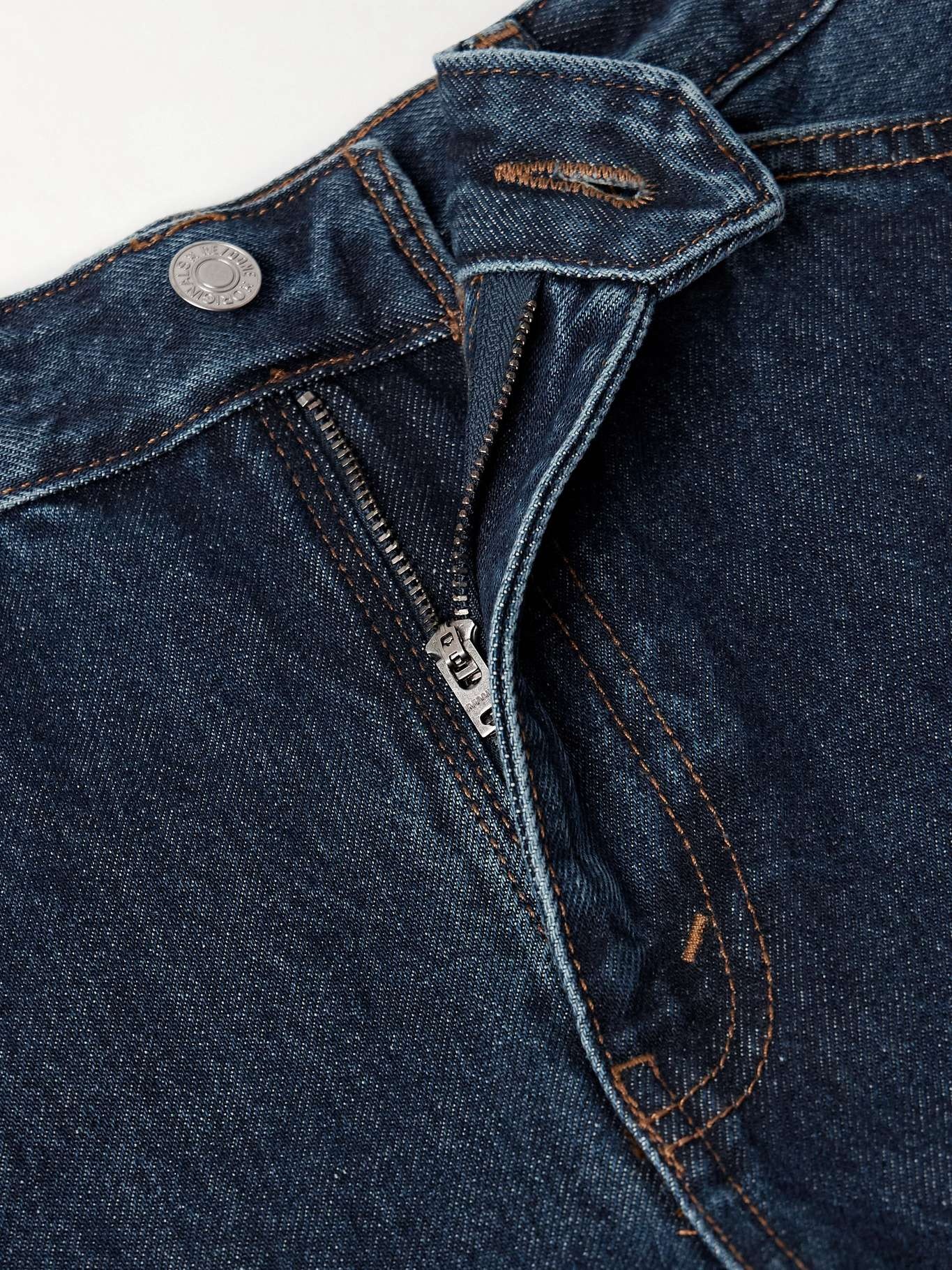 The Westley high-rise straight-leg organic jeans Dark denim - 5