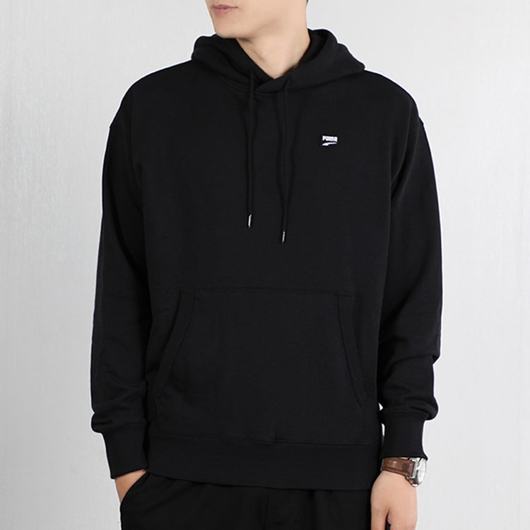 PUMA Downtown Pull Over Hoodie Black 596002-01 - 3